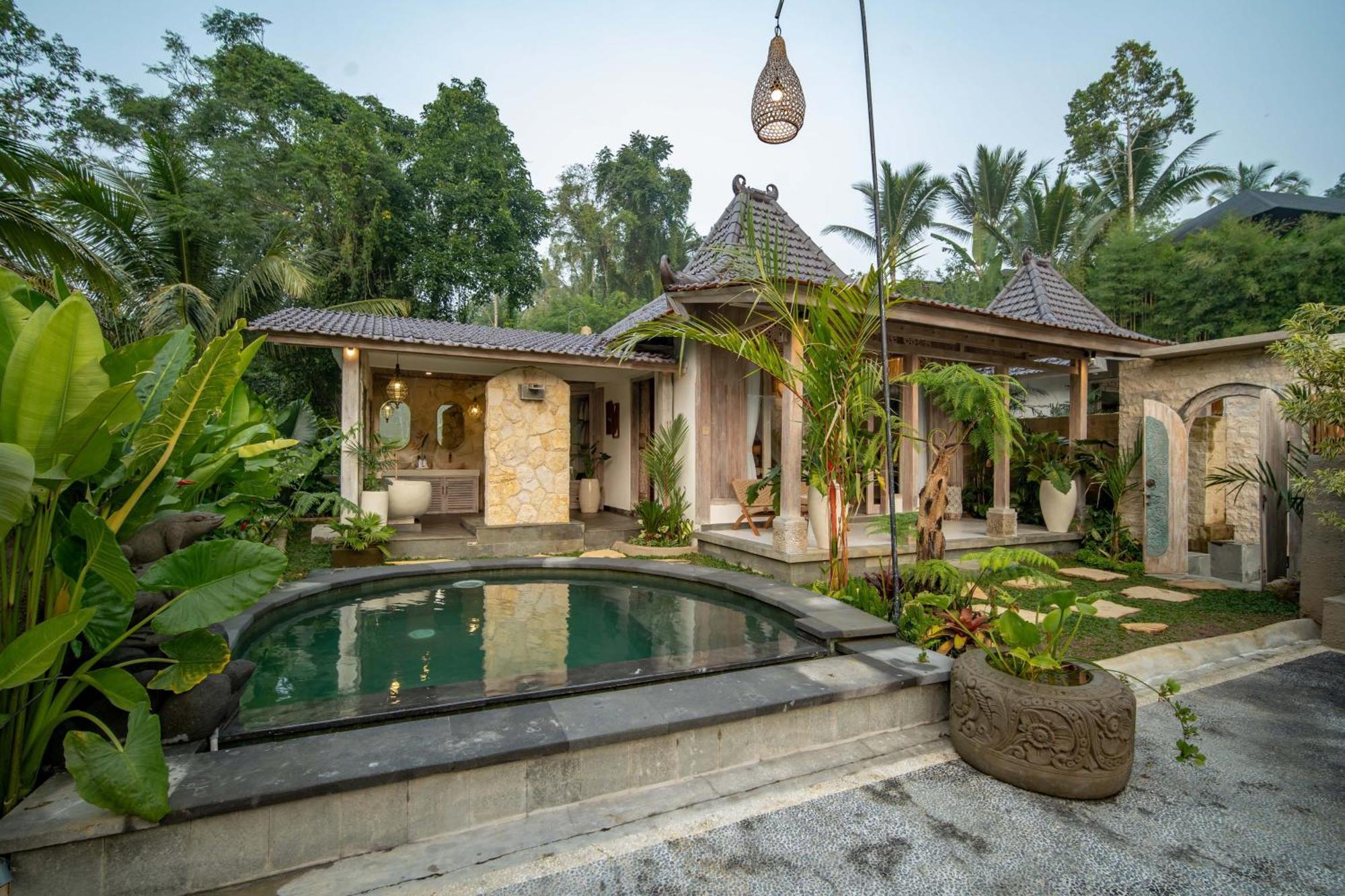 Legong Sebatu Villa ウブド エクステリア 写真